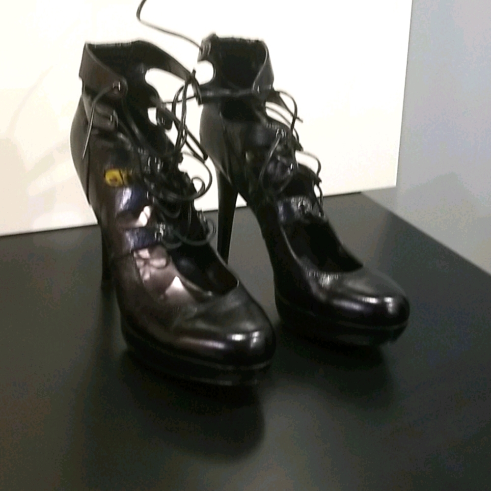 Black High heels.